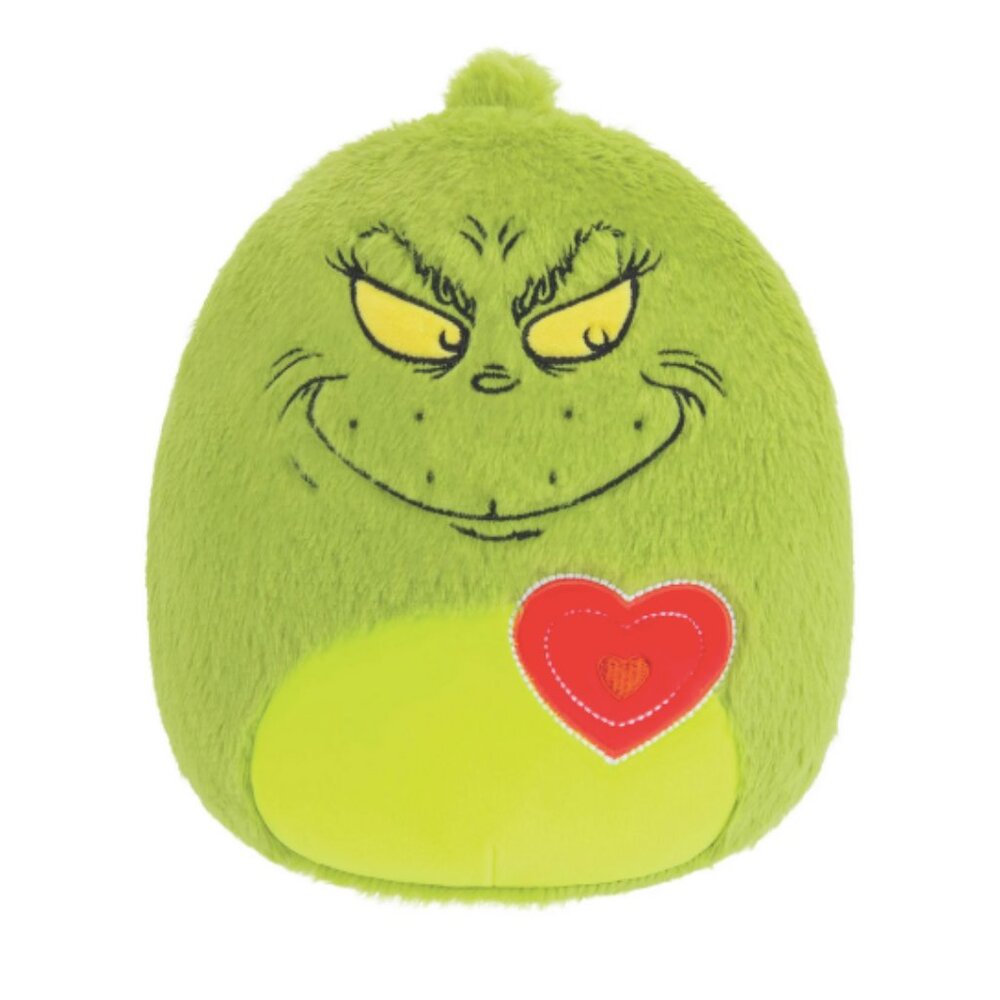 Squishmallows Grinch with Heart 12 Inch How the Grinch Stole Christmas Plush New